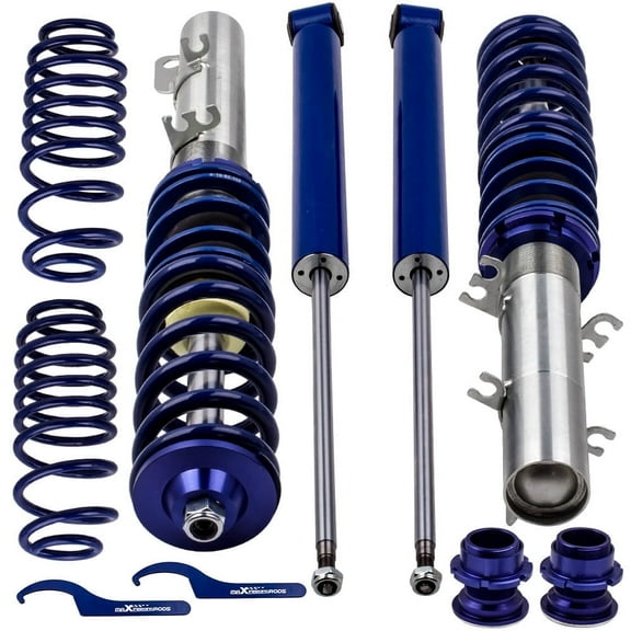 Maxpeedingrods Coilovers Suspension & Steering Shock for VW Volkswagen Golf MK4 1.9 TDi FWD Fits select: 2005 VOLKSWAGEN JETTA 2.5, 1999-2005 VOLKSWAGEN NEW BEETLE GLS