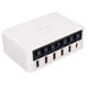 thumbnail image 5 of Estación de carga USB de 6 puertos, carga rápida inteligente inalámbrica de 100W, cargador Hub USB multipuerto con pantalla LED, enchufe estadounidense de 100-240V, 5 of 8