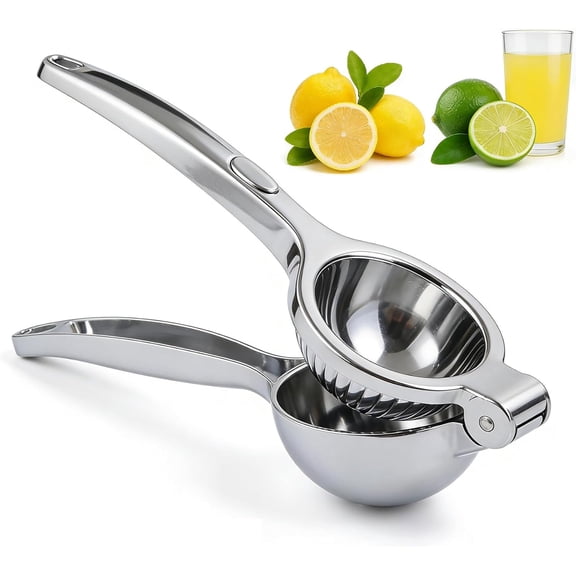 Lemon Squeezer, Manual Hand Press Citrus Lime Orange Juicer, Ergonomic Effortless Fruit Squeezer, Rust Resistant Easy Clean Storage