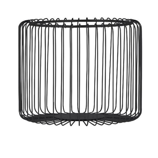 Blomus 64228 Estra Wire Basket, Black - Medium