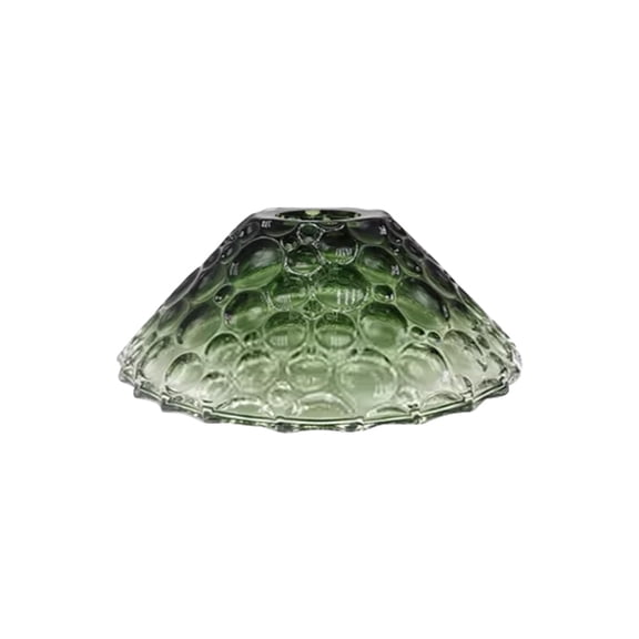 KAYYELAMP 1 Pcs Green Gradient Glass Shade - E26 Base Compatible Bedside Wall Lighting Fixture Vintage Decor For Reading/Living Room 8.14" Diameters