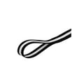 thumbnail image 5 of INSPIRE CHIC Women's Contrast Color Stripe Canvas Flat Shoelace 110cm/43.31' Black-White-Black, 5 of 6