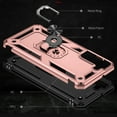 thumbnail image 5 of SaniMore Tri-layer Case for Samsung Galaxy S24 2024, 360° Rotating Holder/Kickstand Rugged PC Back + TPU Bumper Magnetic Car Mount Anti-fingerprint Anti-fall Heavy Duty Protective Shell, Rosegold, 5 of 7