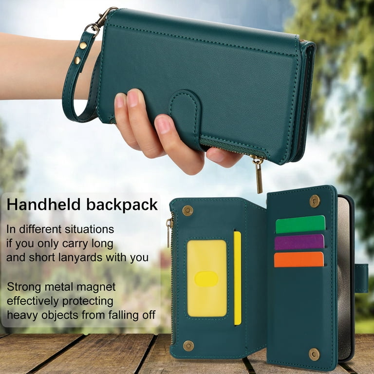 for iPhone Plus iPhone Plus Crossbody Case, RFID Blocking
