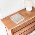 thumbnail image 4 of Fiudx Caja de Almacenamiento de Lino y Algodón, Organizador Plegable Versátil con Compartimentos, Diseño Duradero y Lavable para Organizar El Hogar, Solución Que Ahorra Espacio para Ropa Interior, Ca, 4 of 5