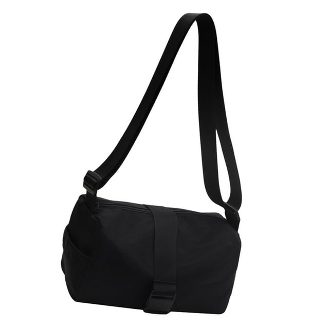 Bolso bandolera para mujer, bolso de gimnasio, bolso de hombro deportivo de regalo para acampar, desplazarse, playa Negro