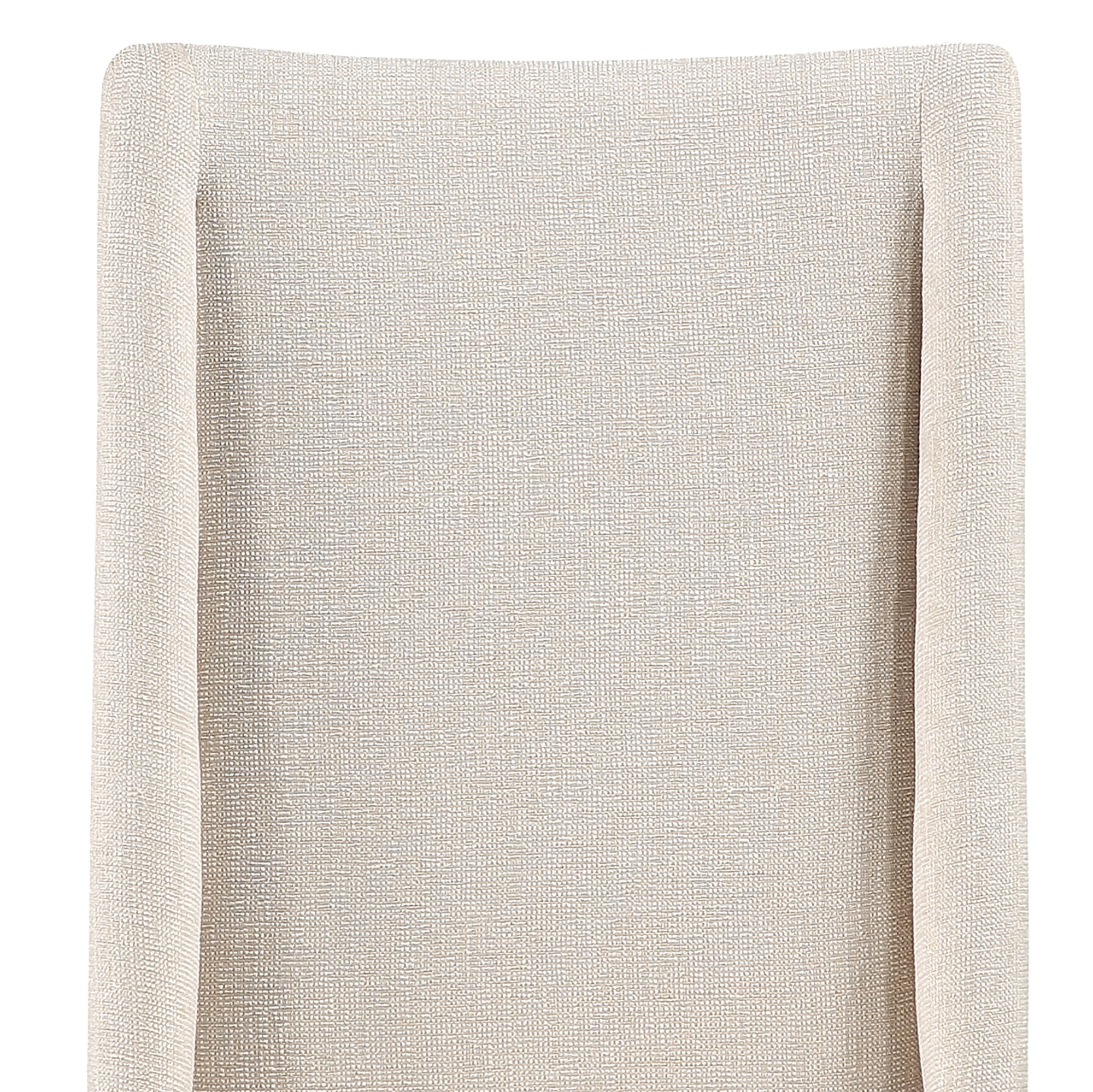 Steve Silver Napa Modern Upholstered Dining Chair, Set of 2, Dusty Espresso/Cream