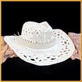 thumbnail image 3 of Decoración occidental Sombreros de Ropa de disfraces Sombrero para Disfraces para adultos Niñas Mujeres Sombrero para despedida de , Novia Sunnimix Sombrero de vaquero, 3 of 8