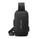thumbnail image 1 of 2025 New Men's Anti-Theft Sling Bag, PU Leather Crossbody Bag Chest Backpack for Travel & Daily, 1 of 5