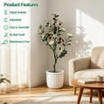 thumbnail image 6 of Faux Tree,Artificial Magnolia Tree,Artificial Tree In Planter Pot,Artificial Indoor Tree,Tall Artificial Plants Indoor,Artificial Plants For Home Decor,Artificial Tree Indoor For Home Decor Indoor, 6 of 8