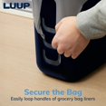 thumbnail image 3 of Bote de basura Stori Luup de plástico Stori Luup de 9,5 l, 2,5 galones, fabricado en EE. UU., 3 of 8