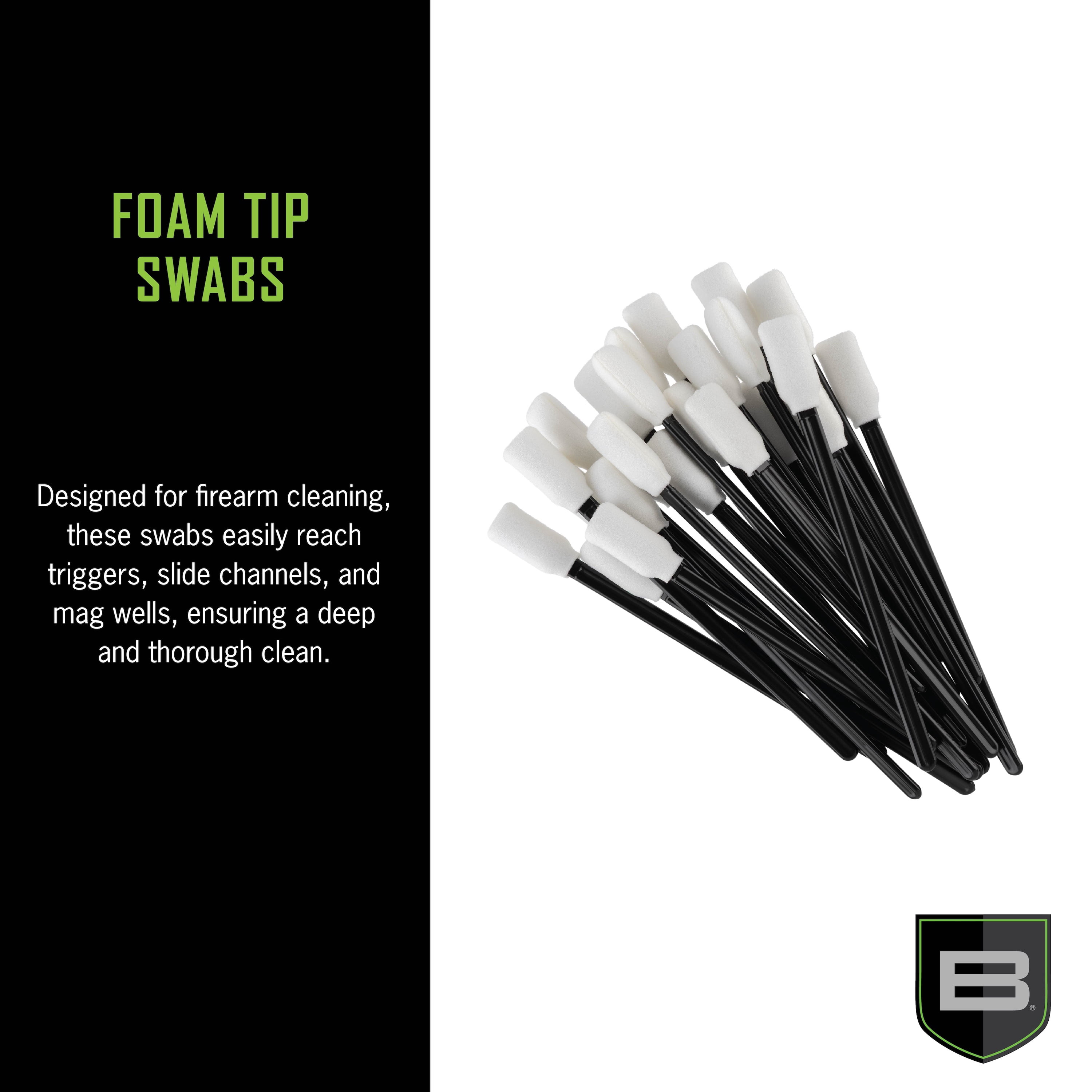 Breakthrough Clean Technologies® Foam Tip Swabs, 24-Pack