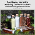 thumbnail image 3 of Botella de condimento Wosthever al aire libre 9 piezas, bolsa de viaje, especias, camping, verde, 3 of 6