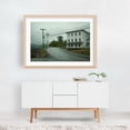 thumbnail image 5 of Gloomy Day in Whitefield - Whitefield New Hampshire Photography Rural Architecture Countryside Foggy Scenic Moody Oak Framed Wall Art Print 16 x 24 inches, 5 of 6