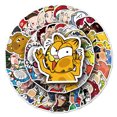 thumbnail image 1 of Paquete de pegatinas Garfields Anime, vinilo impermeable, 51 unidades, 1 of 3