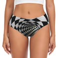 thumbnail image 1 of Balery 3D Vortex Illusion Ropa Interior de Algodón para Mujer con Dibujo – Braguitas Cómodas y Elásticas, Estilo Clásico-X-Small, 1 of 6