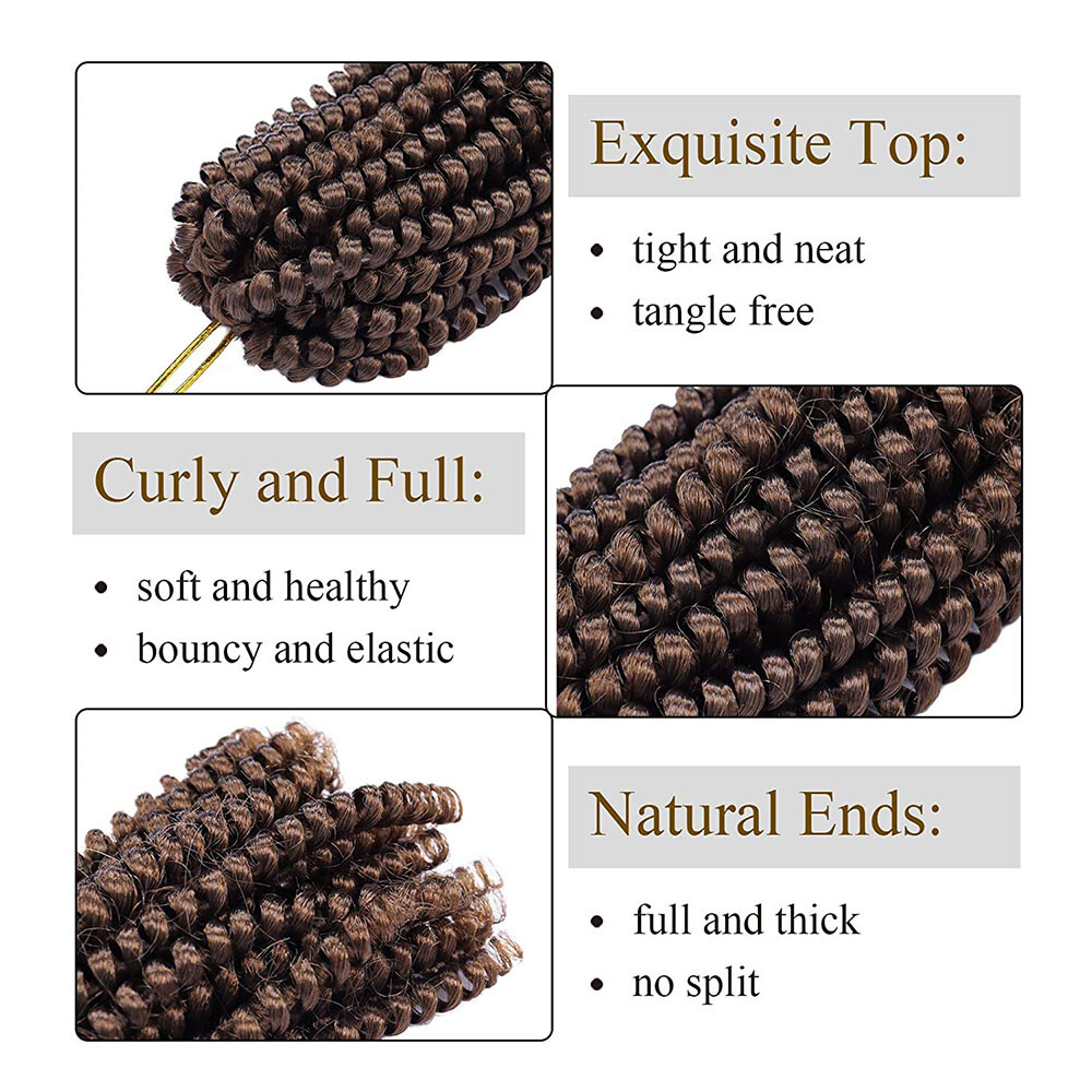 HD Lace Front Wigs Human Hair Pre Plucked with Baby Hair Spring Twist  Crochet Hair 12 Inch Fluffy Spring Twists Braiding ,Spring Twist Crochet  Braids Bomb Twist Crochet Hair for Black Women