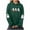 10#Army Green, variant on Heisall Womens Hooded Sweatshirt Halloween Print Longline Long Sleeve with Pocket Autumn Winter Casual Fashion Sweatshirts
