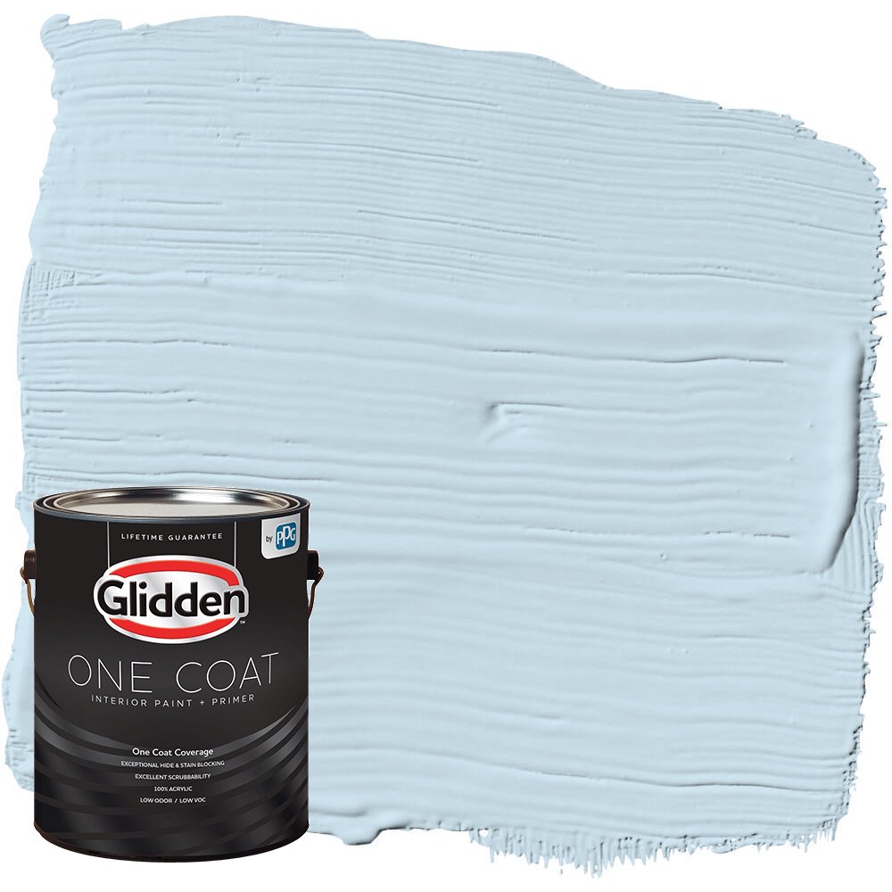 Glidden One Coat Interior Paint and Primer, Blue Pearl / Blue, Gallon