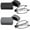 2 Pack（black+gray）, variant on 2 Pack Folding Reading Glasses Stainless Steel Mini Anti-Blue Light Blocking Reader for Men Women