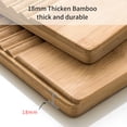 thumbnail image 3 of Yeacher Available Wood Washboard Washing board with Rectangle Handle Hand Percussion Hand Wash Board for Home Laundry Clothes Practical Durable Material Thickened Washboard, 3 of 8