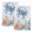 Sea Blue, variant on Crab Coastal Kitchen Towels Set of 4, Summer Beach Blue Ombre Coral Starfish Absorbent Dish Towels for Kitchen, Microfiber Hand Towel, Quick Drying Tea Towel for Cleaning Decorative Dishcloths