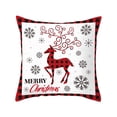 thumbnail image 5 of Fundas de almohadas navideñas, 18 x 18 pulgadas, funda de cojín navideña de invierno, decoración para sofá, juego de 4, 5 of 5