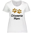 thumbnail image 3 of Inktastic Chiweenie Mom Paw Print Women's Plus Size T-Shirt, 3 of 5