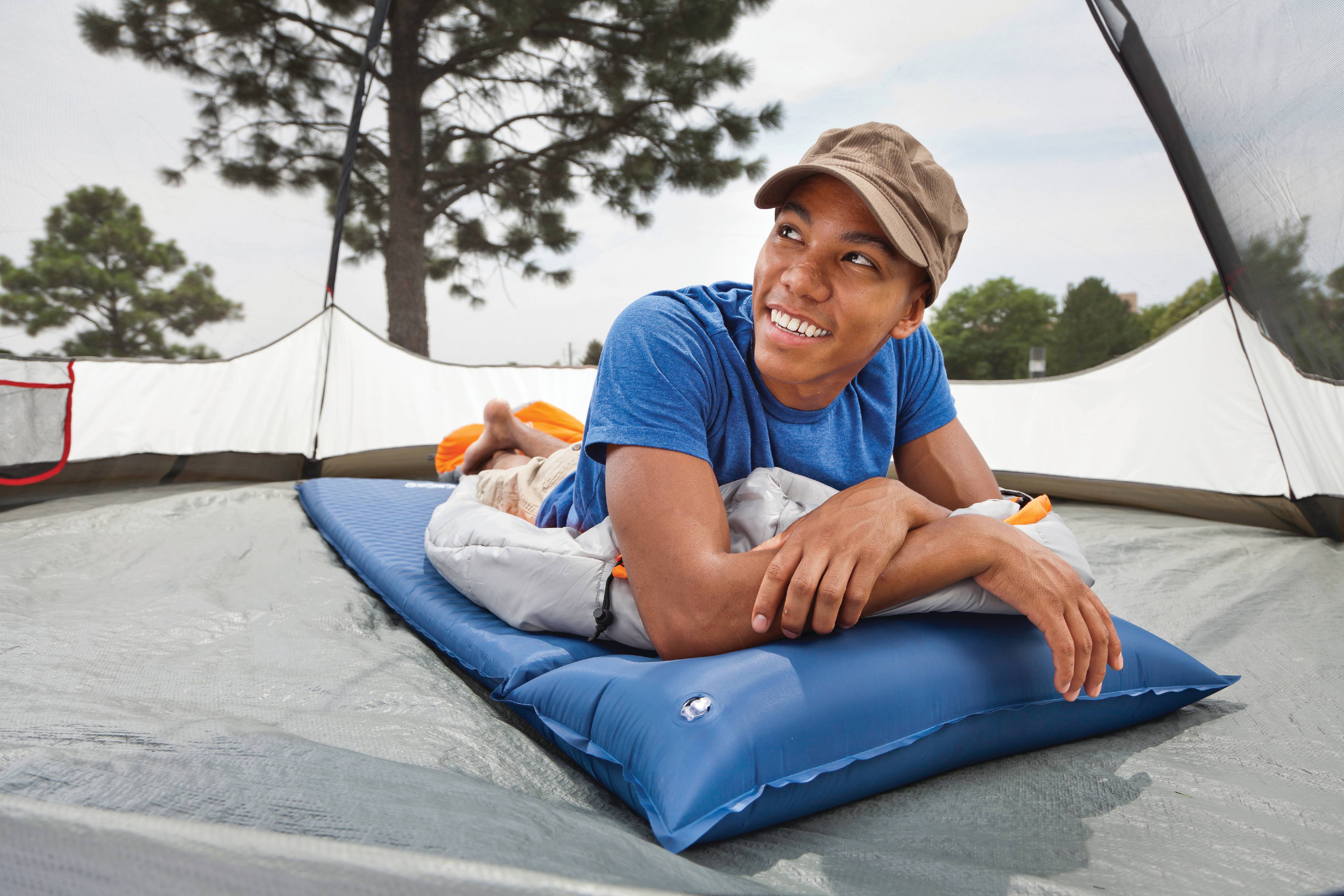 Coleman Self-Inflating Sleeping Camp Pad with Pillow, 76" x 25" - image 5 of 6