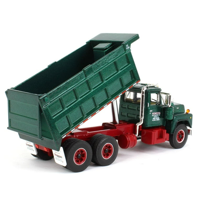 First Gear DCP 1 64 Green Mack R Dump Truck Venezia Bulk Transport 60 1509