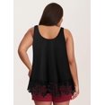 thumbnail image 4 of HSHDLDF Plus Size Swing Lace Flowy Tank Top for Women, 4 of 5