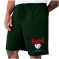thumbnail image 1 of Puntoco Pantalones Cortos Deportivos Con Bolsillos Informales Elásticos Con Cordones Para Hombre, Pantalones Cortos Para El Hogar, Pantalones De Tres Cuartos, Verde M, 1 of 5