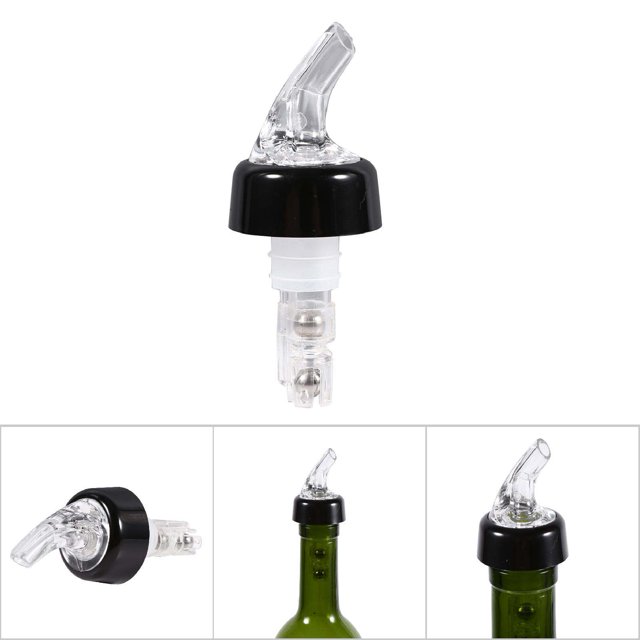 Bouteille de Mesure Rapide en Plastique, Distributeur de Cocktails, Bar, Pub, Boisson Alcoolisée 15mL Transparent Rouge