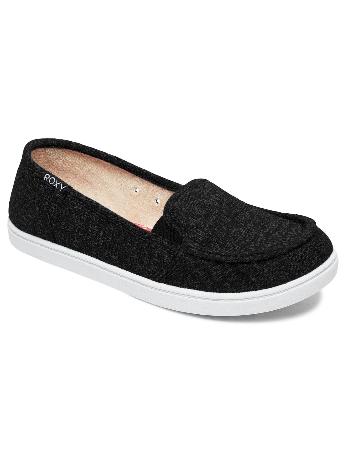roxy black slip on shoes