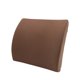 thumbnail image 4 of Cojín de apoyo para la espalda para silla de oficina y vehículo, ideal para sentarse en el sofá. Marrón, 4 of 9