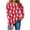 Red, variant on Makaor Crewneck Sweatshirt Womens Halloween Tops Fleece Long Sleeve Pullover Casual Fall Clothes Brown M