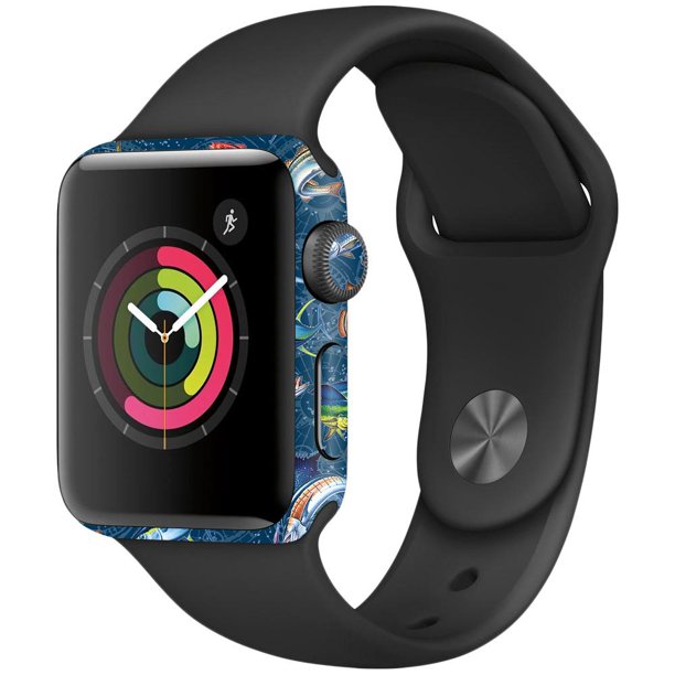 Mightyskins Skin For Apple Watch Series 3 42mm Saltwater Compass Protective Viny Wrap Easy To Apply And Change Style Made In The Usa Walmart Com