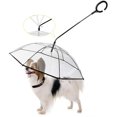 thumbnail image 1 of Disfruta de la lluvia y la nieve, paraguas impermeable para mascotas, correa para caminar, paraguas con correa para perros pequeños, paraguas ajustable para perros JAMW Sencillez, 1 of 5