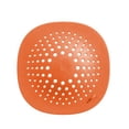 thumbnail image 3 of Bewildely Filtro de fregadero de cocina para el hogar, desagüe de ducha, tapón colector de pelo, cubierta de drenaje de suelo de baño, colador de Suministros de limpieza para el hogar rojo naranja Bewildely HA006387-02, 3 of 6