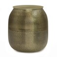 thumbnail image 1 of SIMPLIHOME Griffen Contemporary 19 inch Wide Metal Storage Accent Side Table in Antique Gold, Fully Assembled, End, Bedside Table and Nightstand, for the Living Room and Bedroom, 1 of 2