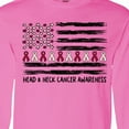thumbnail image 4 of Inktastic Head and Neck Cancer Awareness Flag and Ribbon Long Sleeve T-Shirt, 4 of 5