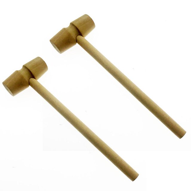 2 uds Mini palo de madera martillo pastel Chocolate mazo niños juguetes educativos Tmvgtek Nuevos Originales