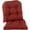 Ditzy Dot Barn Red, variant on Klear Vu Gripper Overstuffed Universal Non-Slip Dining Chair Cushions for Kitchen Decor or Office Use, U-Shaped Skid-Proof Seat Pad, 15x15 Inches, 2 Count , Waffle Birch