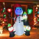 thumbnail image 1 of Pingüino inflable al aire libre del muñeco de nieve de la Navidad de los 5.9ft, liquidación inflable de la decoración del jardín con las luces LED incorporadas para la Navidad, 1 of 3