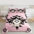 thumbnail image 2 of Castle Fairy Bull Skull Twin Comforter Sets,Tribal Aztec Bedding Set, 2 of 8