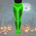 thumbnail image 2 of IWRICH Glow in the Dark Fishnets Stockings for Women High Waist Tights for Party Watermelon Red, 2 of 5