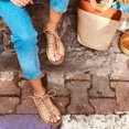 thumbnail image 1 of New Espadrille Flat Roman Sandalias de suela blanda de playa para mujer Wmkox8yii ytu1633, 1 of 3