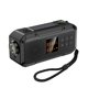 thumbnail image 1 of Radio Con Manivela Solar Cgtredaw Linterna LED Radio Multifuncional para Exteriores Negro, 1 of 9