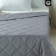 thumbnail image 5 of Cozy Tyme Bahati 100% Cotton Weighted Blanket - 25 Pound 60"x 80" Grey, 5 of 10
