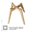 thumbnail image 3 of Sillas Eames Acolchadas Big Room Comedor Patas de Madera Gris, 3 of 4